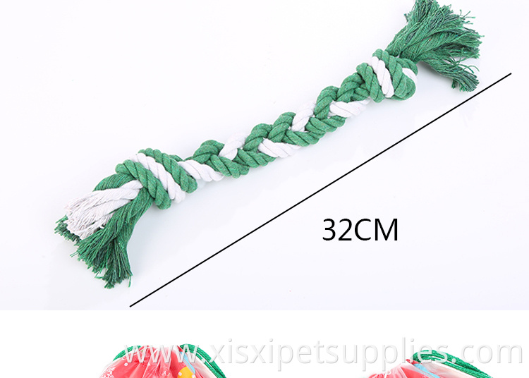 Wholesale christmas pack dog toy for chewing different items 6pcs